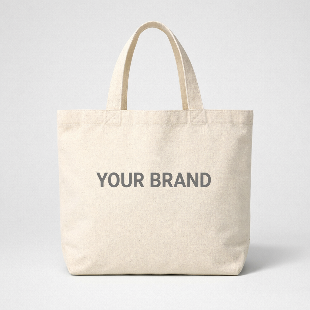 Minimalist Canvas Tote Bag white label idea