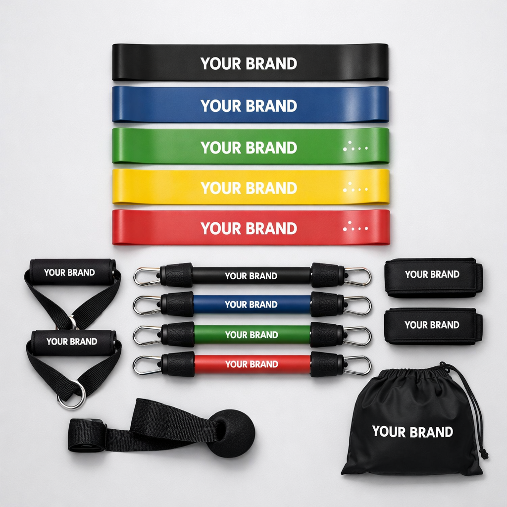 Resistance Bands Set white label idea