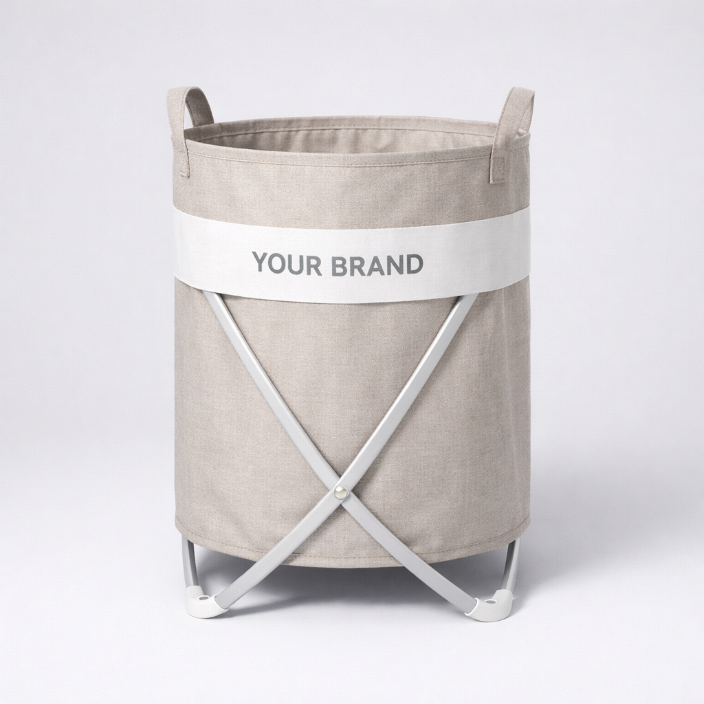 Portable Folding Laundry Basket white label idea