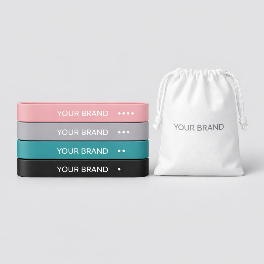 Soft-Touch Resistance Bands Set white label idea