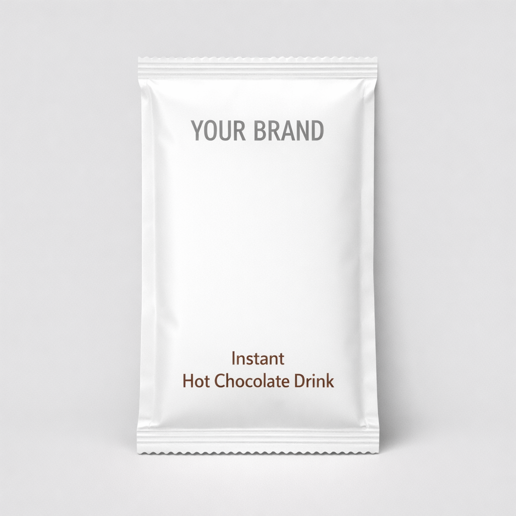 Instant Hot Chocolate Drink Sachets white label idea