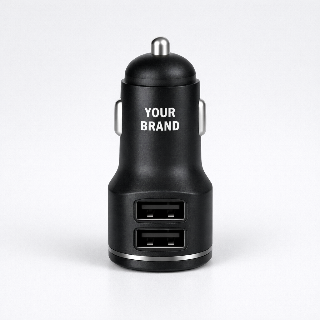 Dual-USB Car Charger white label idea