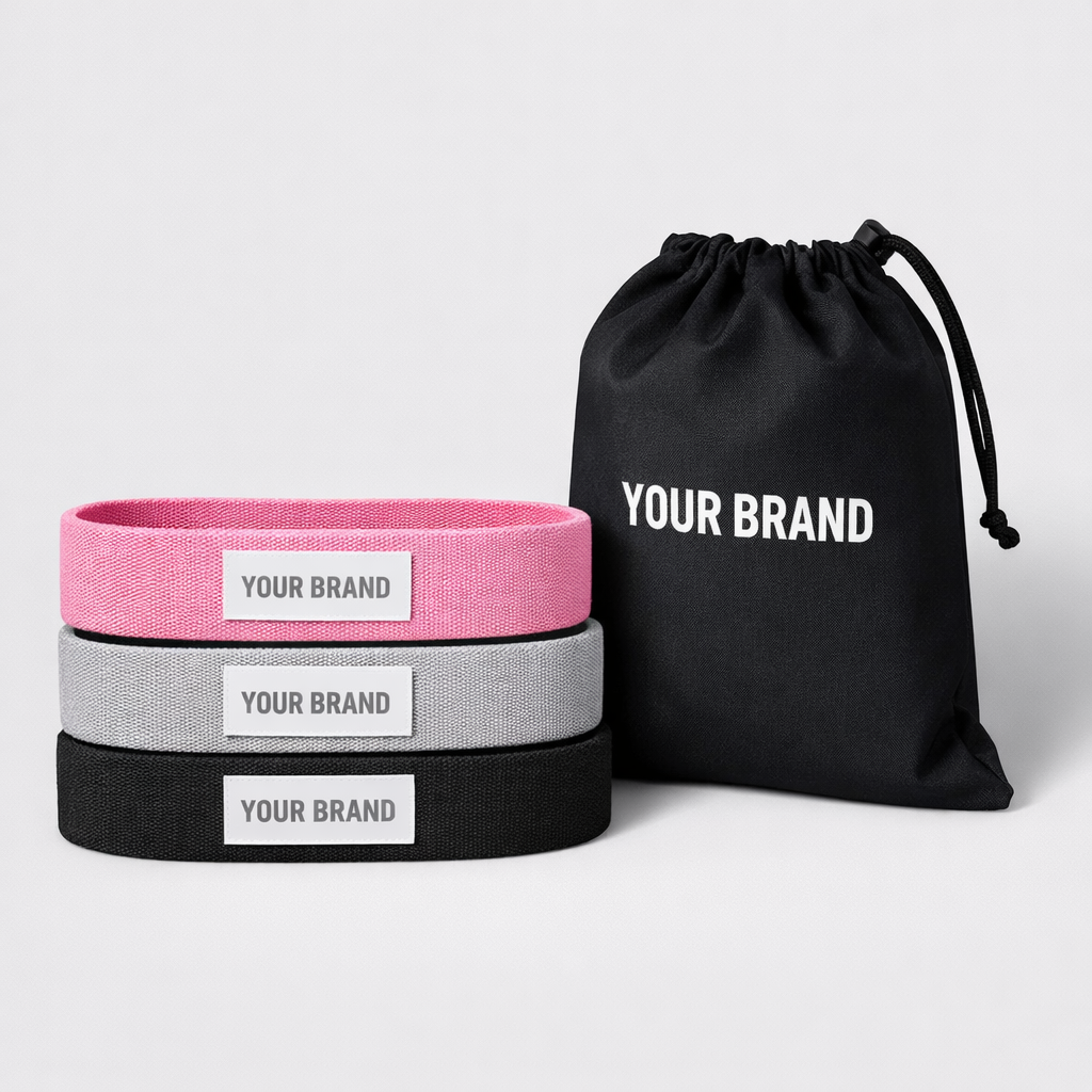 Fabric Resistance Bands Set white label idea