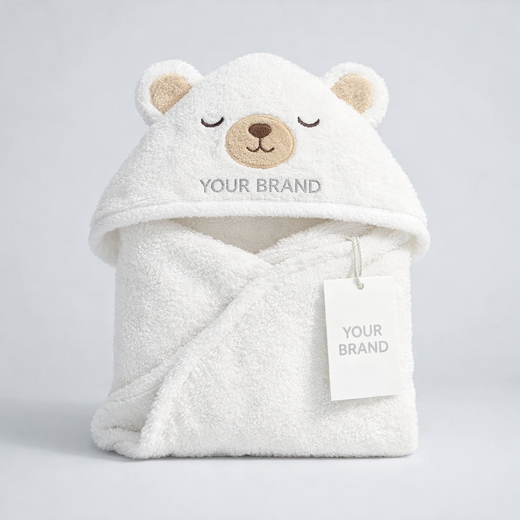 Baby Hooded Bath Towel white label idea