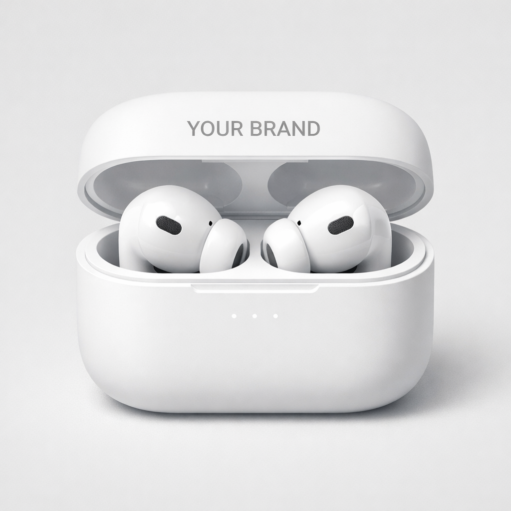 Wireless Earbuds with Charging Case white label idea