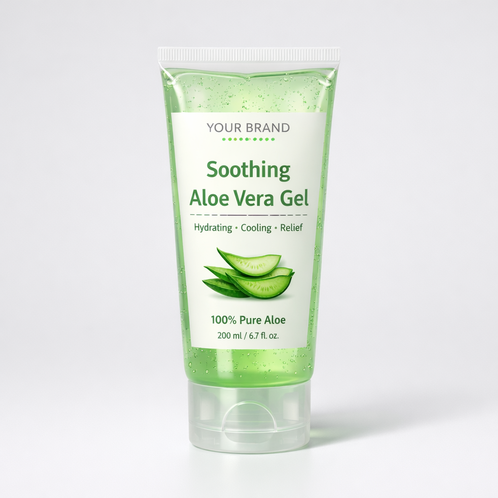 Soothing Aloe Vera Gel white label idea