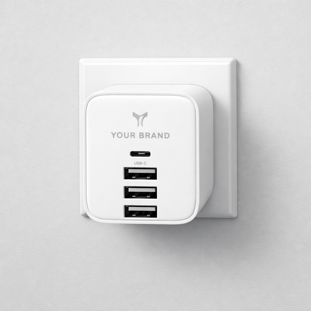 Multi-Port USB Wall Charger white label idea