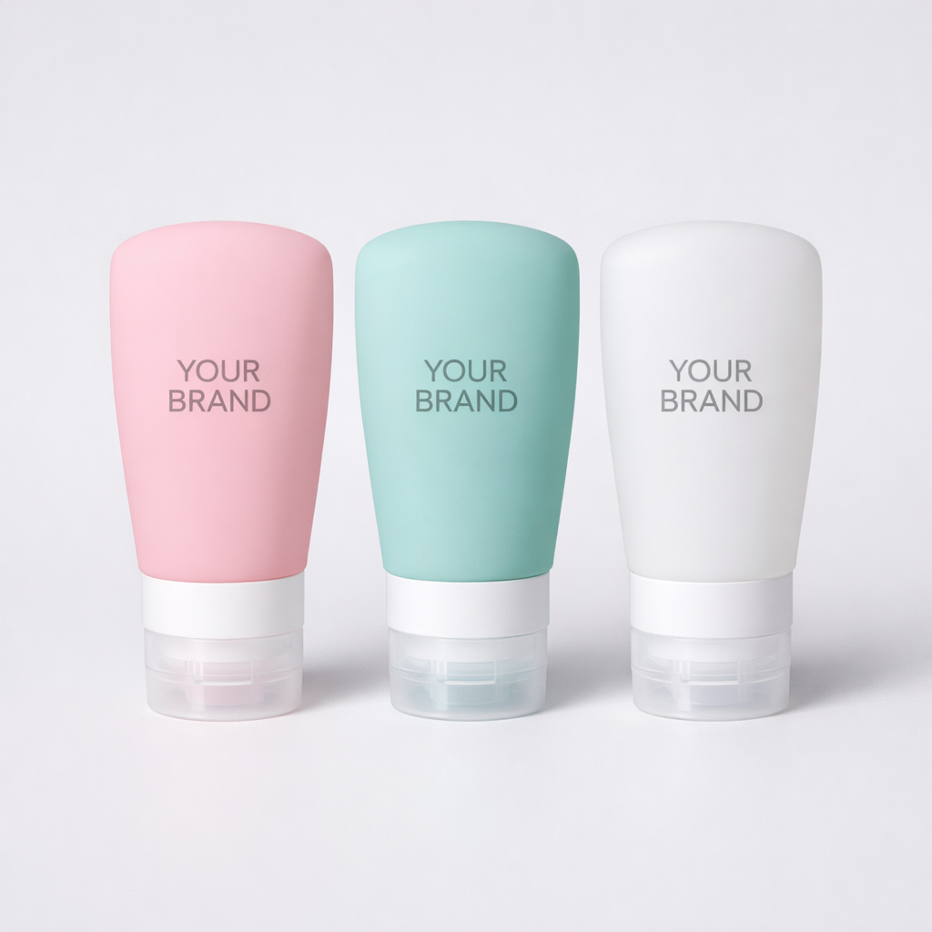 Silicone Travel Bottles white label idea