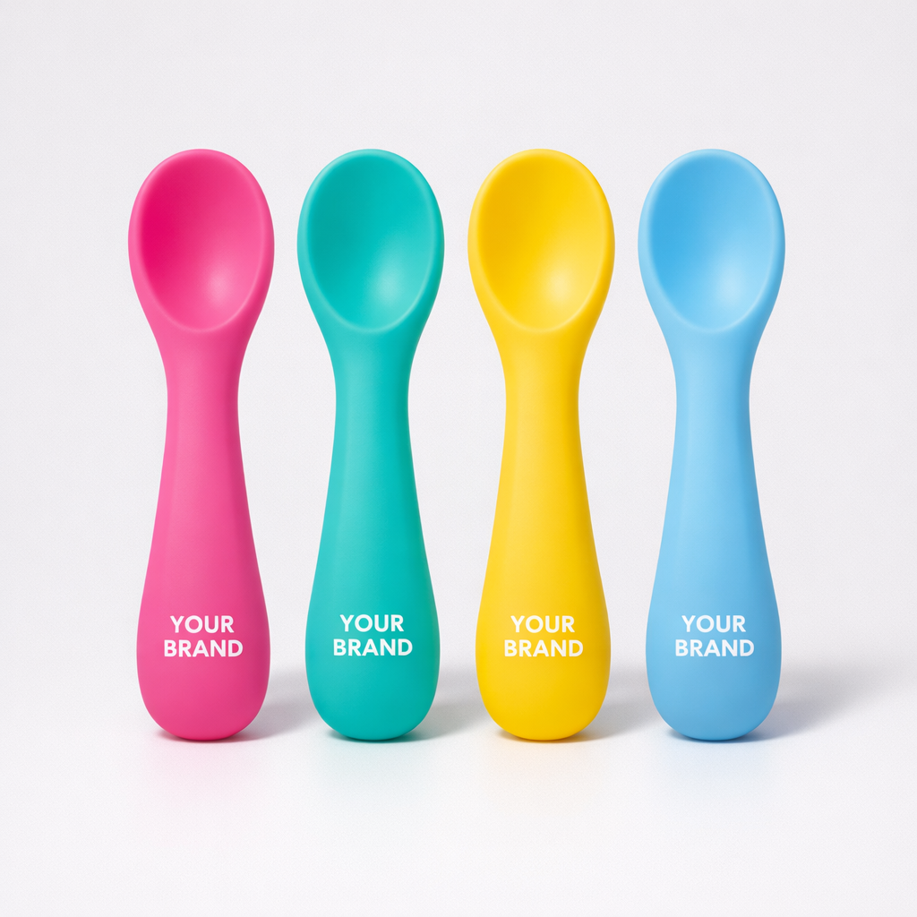 Kids’ Silicone Feeding Spoons white label idea