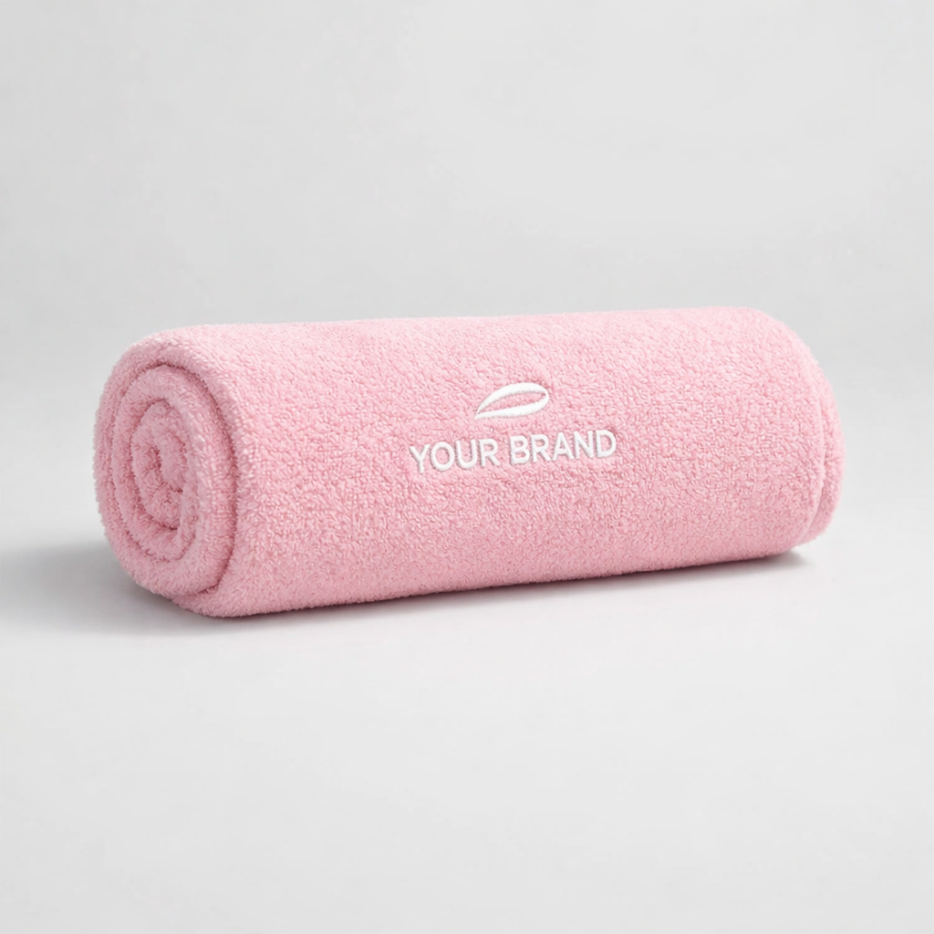Soft Microfiber Hair Towel white label idea