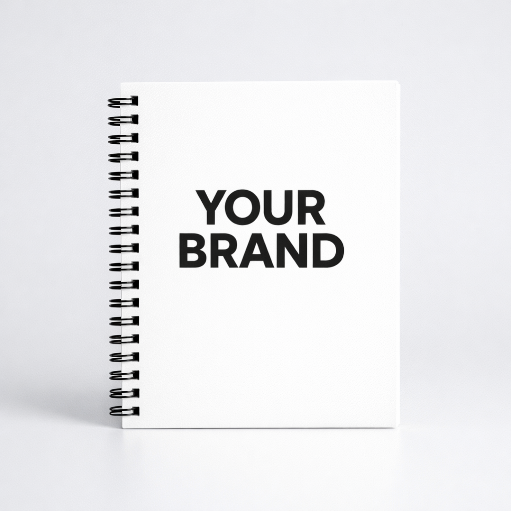 Printed Spiral Notebooks white label idea