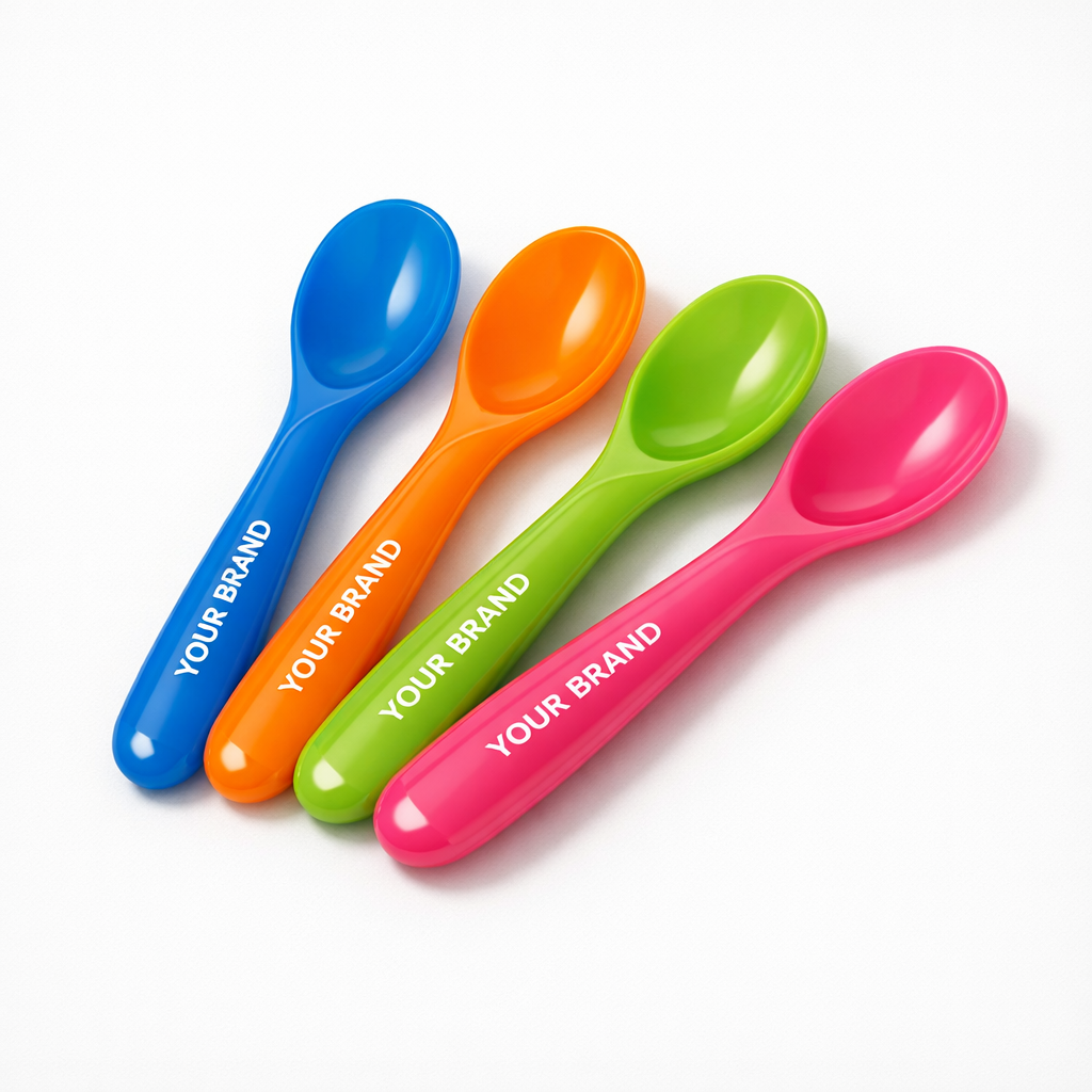 Kids’ BPA-Free Plastic Feeding Spoons white label idea