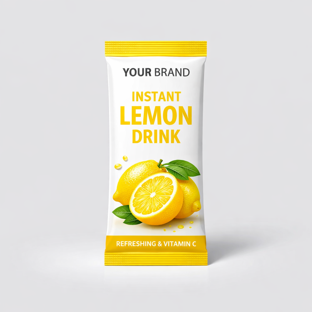 Instant Lemon Drink Sachets white label idea