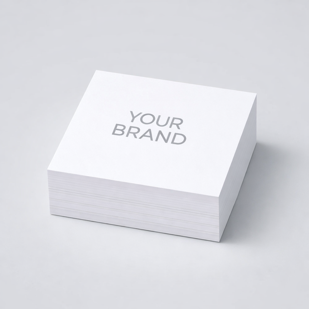 Paper Sticky Notes Block white label idea