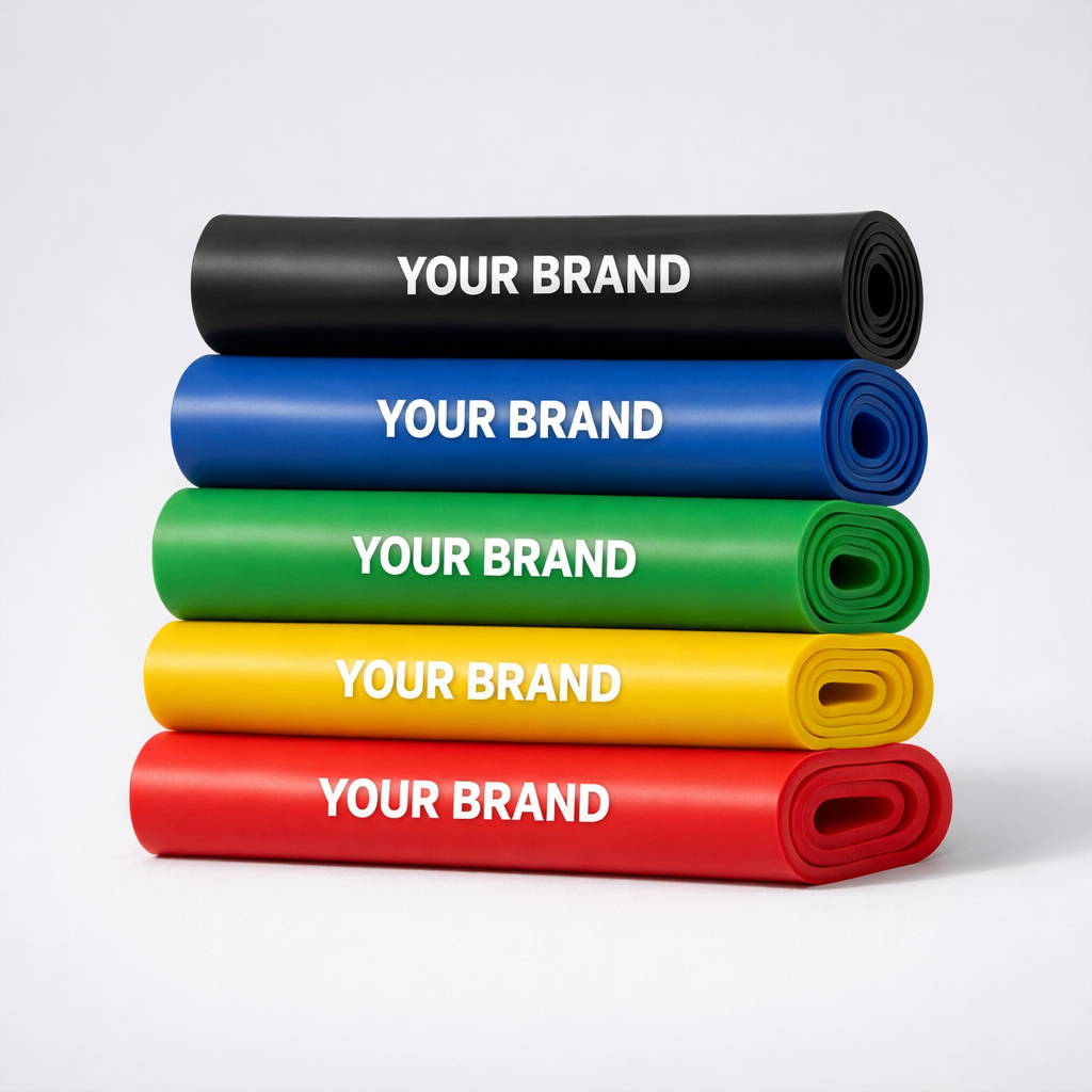 Fitness Resistance Bands Set white label idea