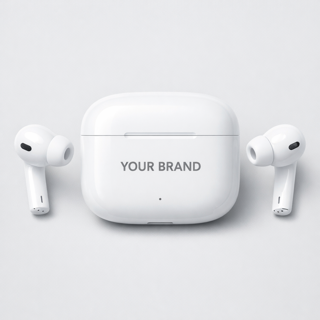 Bluetooth Earbuds white label idea