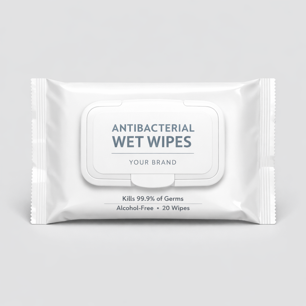 Antibacterial Wet Wipes white label idea