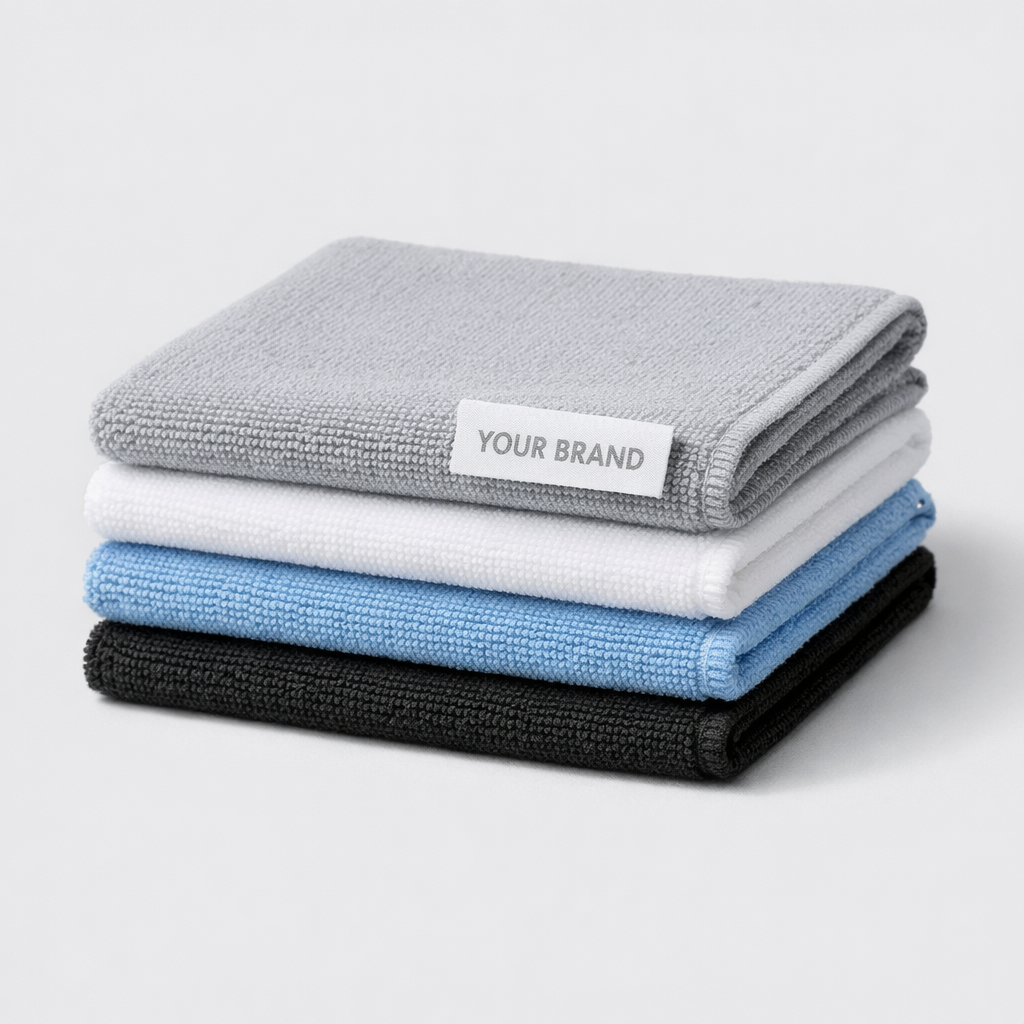 Foldable Microfiber Cleaning Cloths white label idea