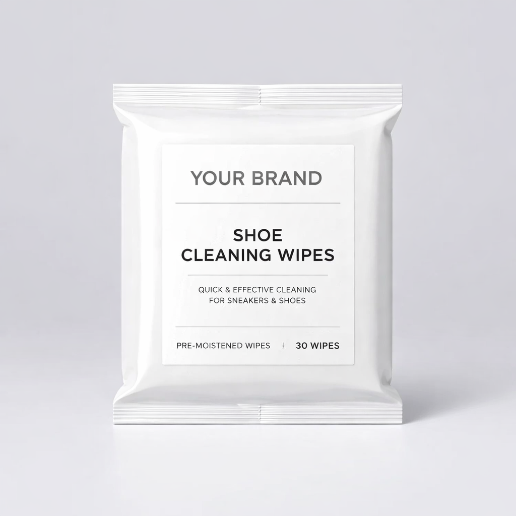 Portable Shoe Cleaning Wipes white label idea