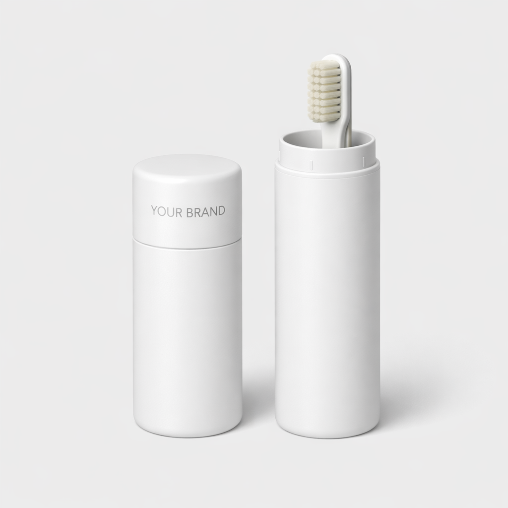 Travel Toothbrush Holder Tube white label idea