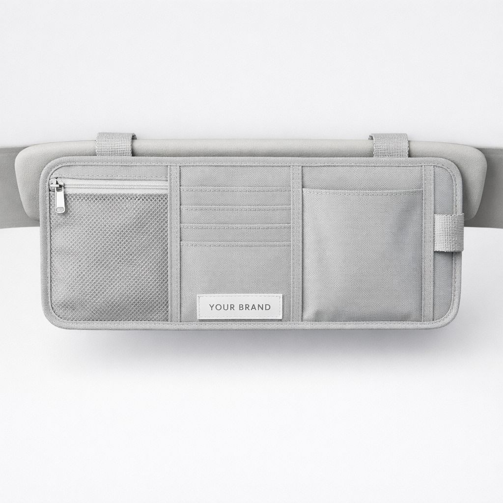 Foldable Car Sun Visor Organizer white label idea