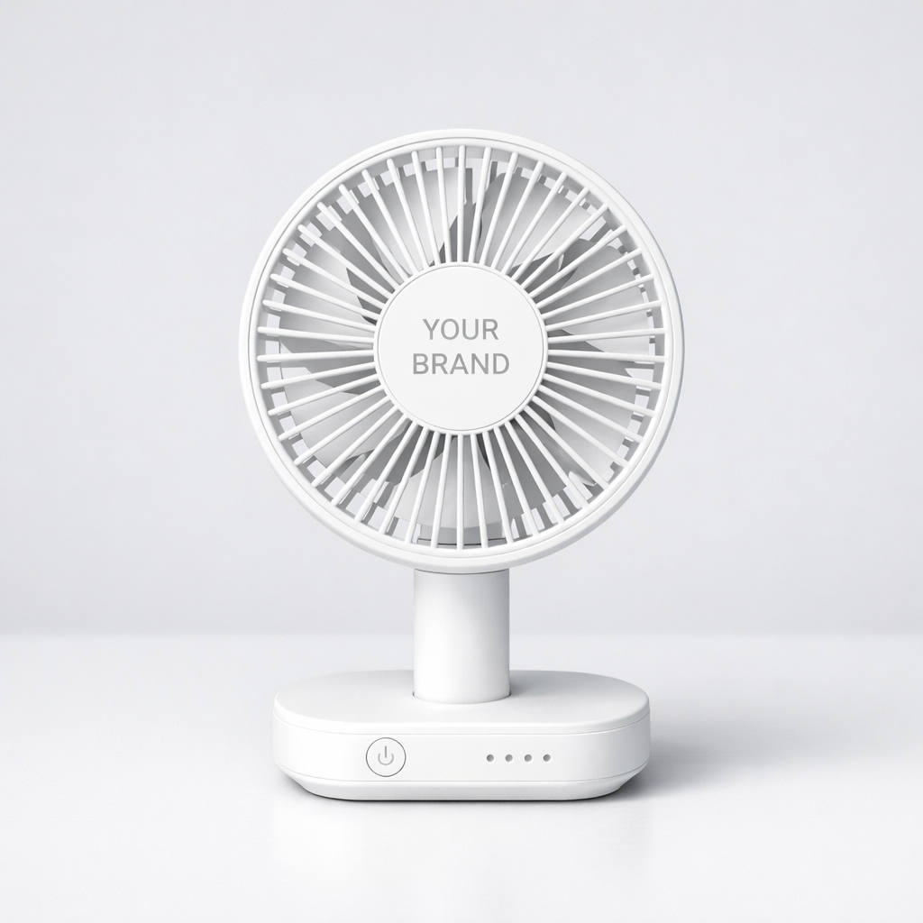 Rechargeable Mini Desk Fan white label idea
