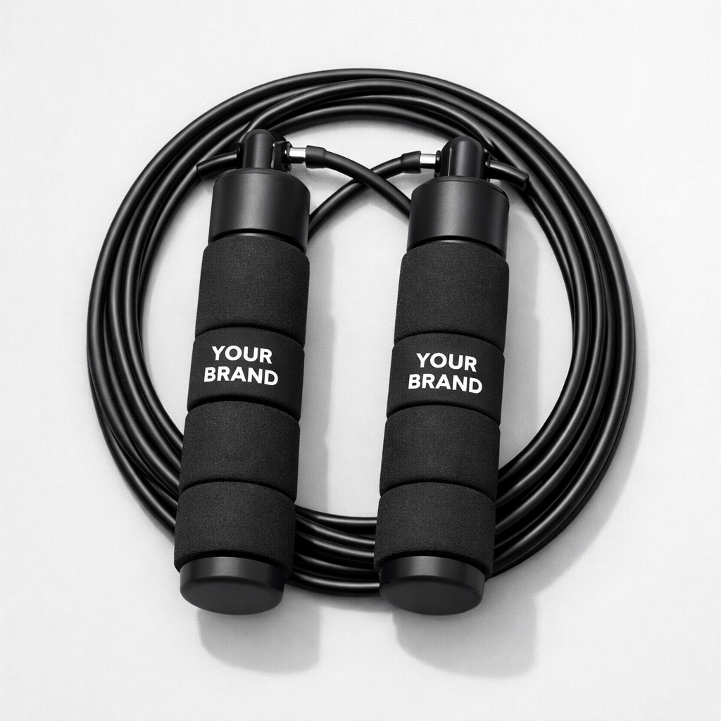 Adjustable Foam Padded Jump Rope white label idea