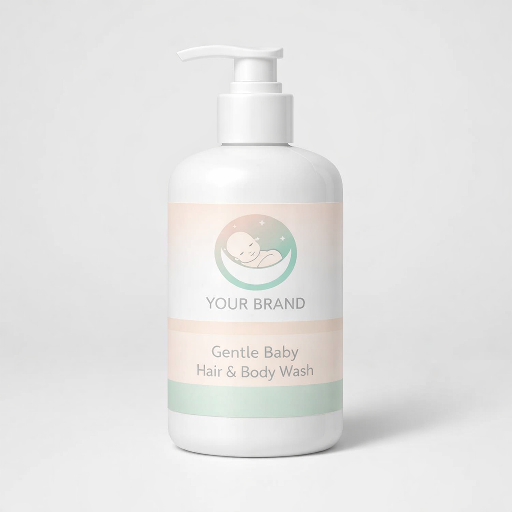 Gentle Baby Hair & Body Wash white label idea