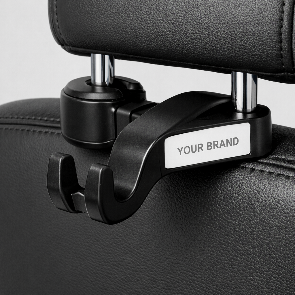 Portable Car Seat Headrest Hook white label idea