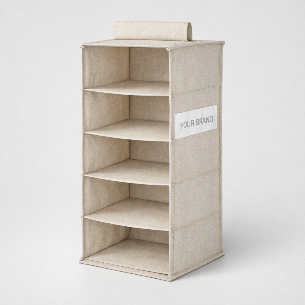 Collapsible Fabric Wardrobe Organizer white label idea