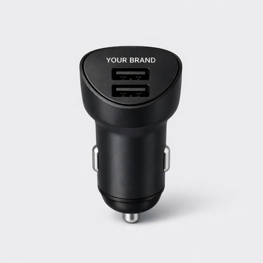 Dual USB Fast Car Charger white label idea
