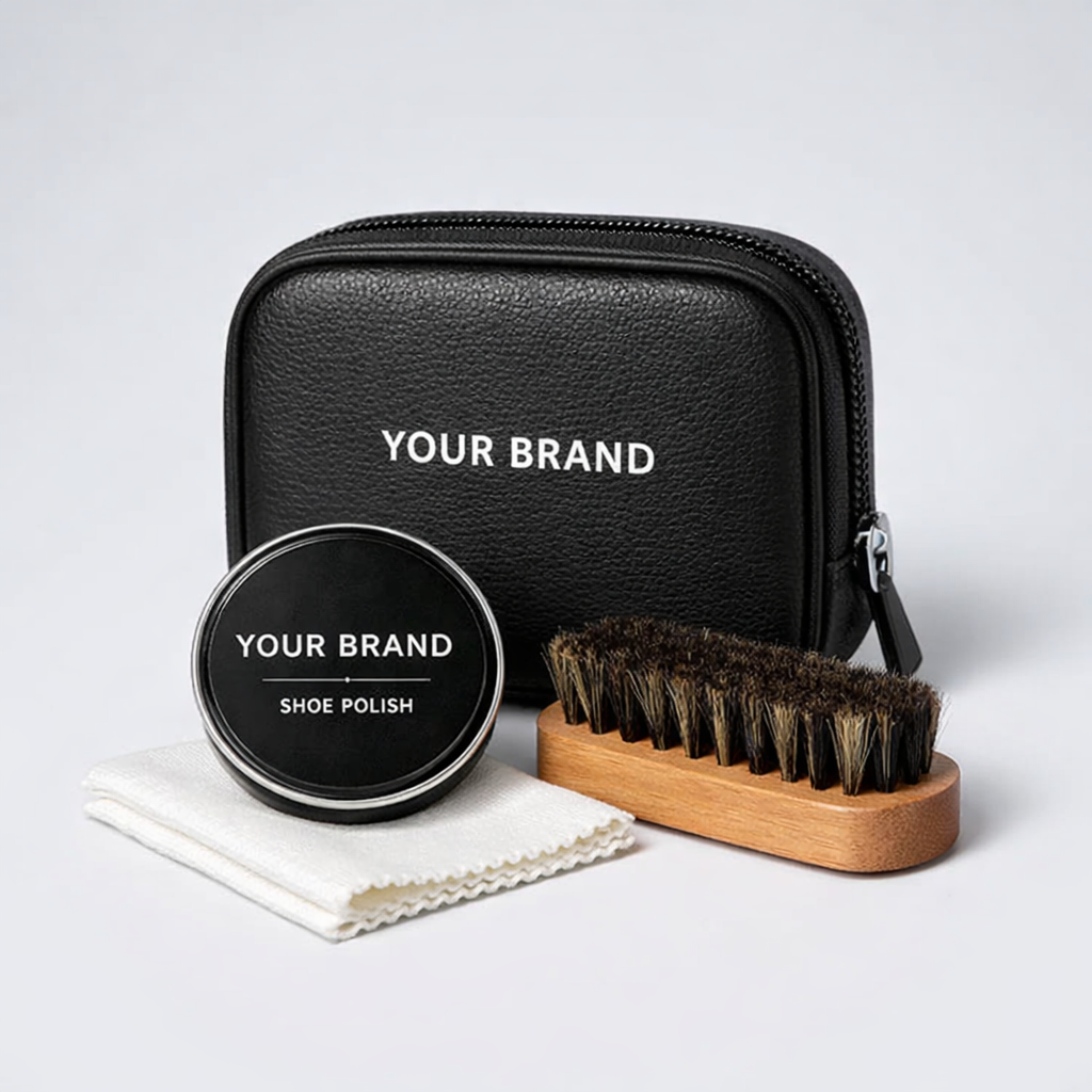 Travel-Sized Shoe Polish Kit white label idea