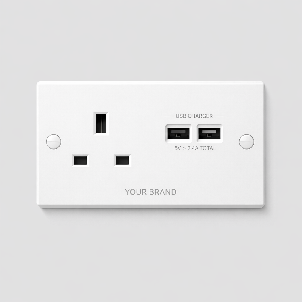 USB Wall Socket Charger white label idea