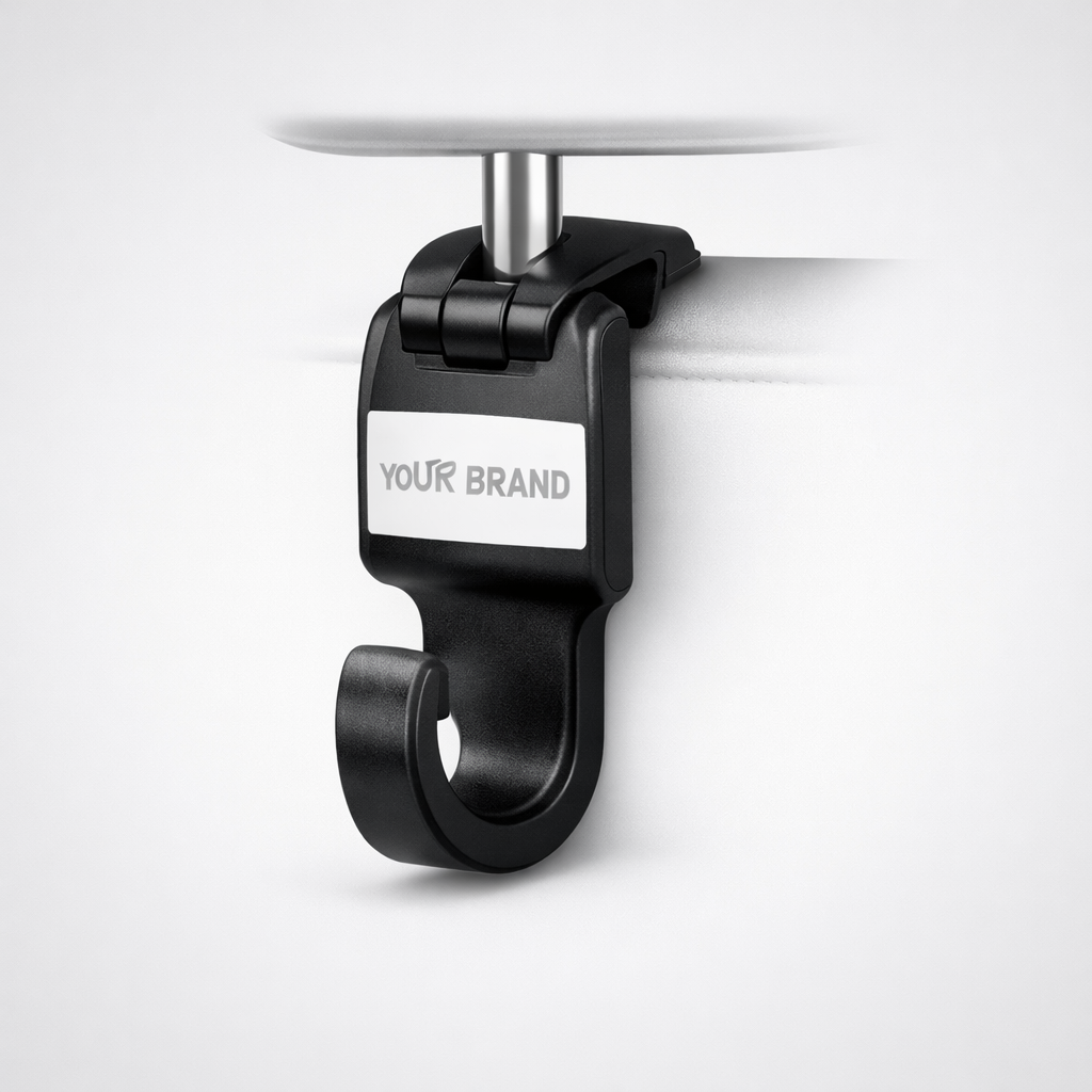 Car Seat Headrest Hook Hanger white label idea