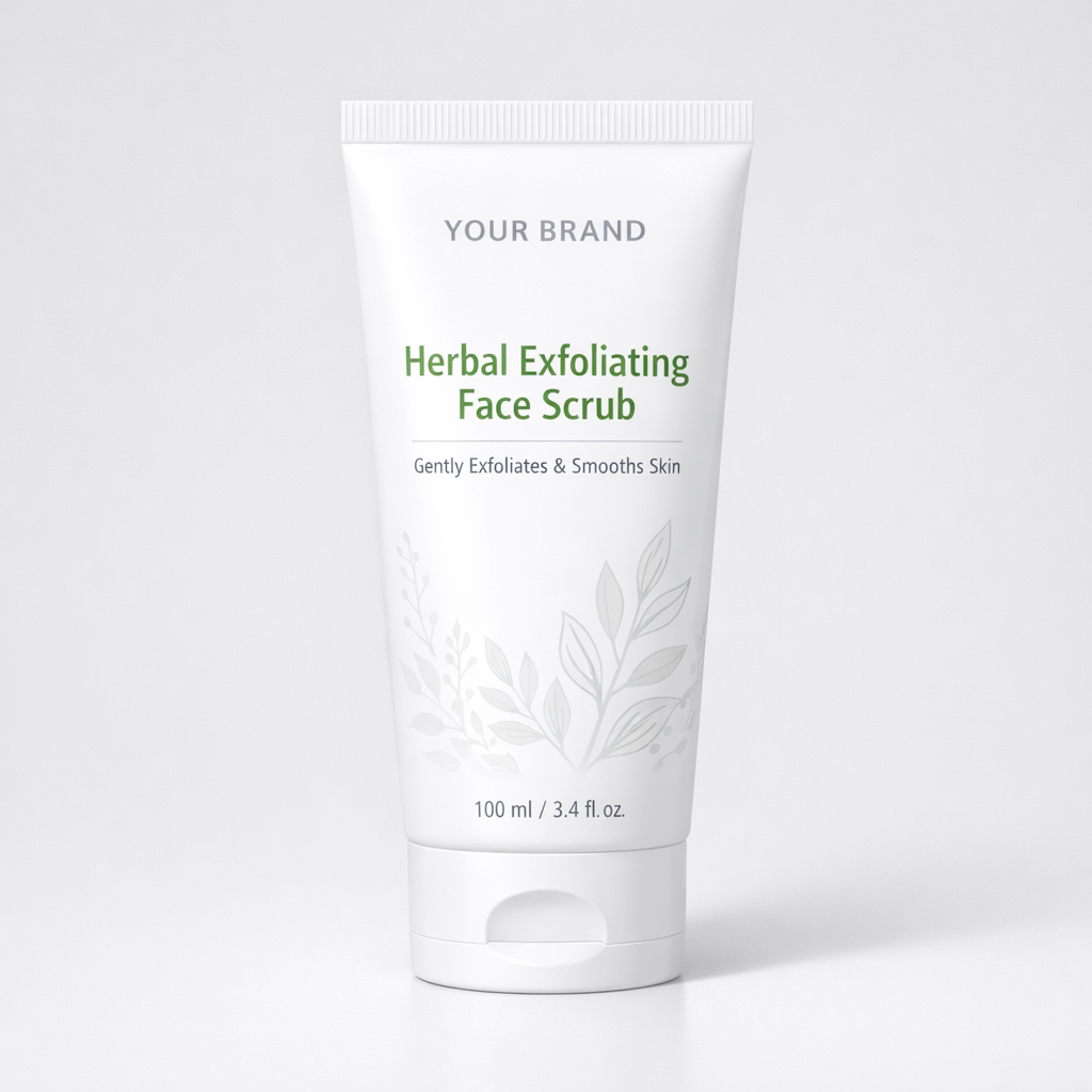 Herbal Exfoliating Face Scrub white label idea