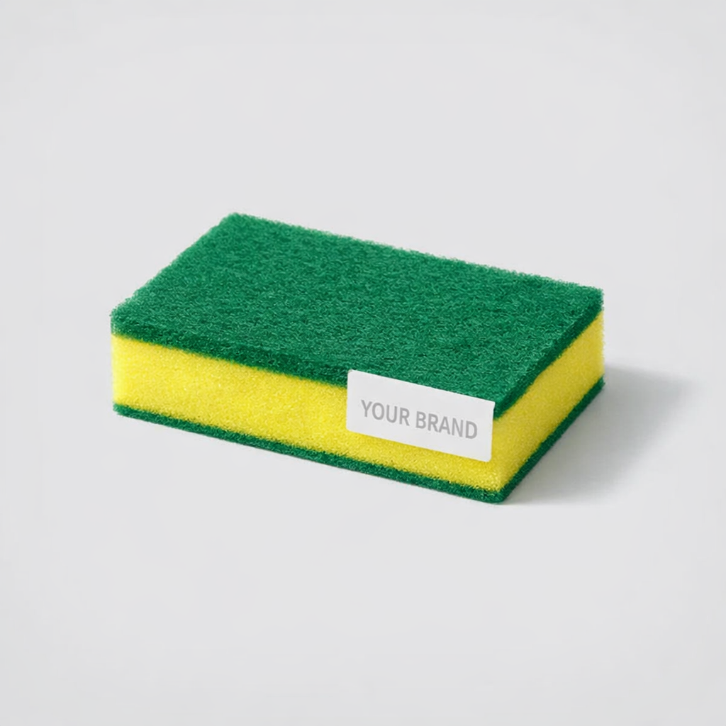 Multipurpose Kitchen Scrubber Sponge white label idea