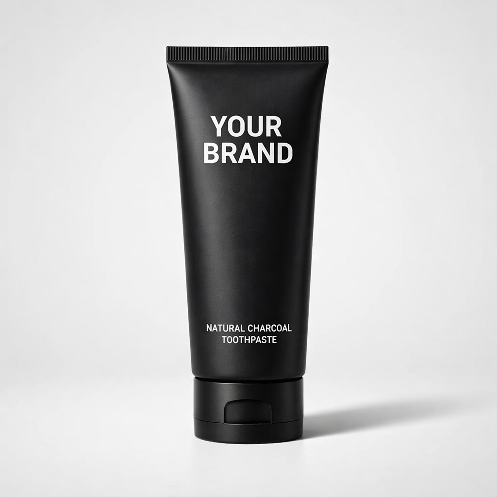 Natural Charcoal Toothpaste white label idea
