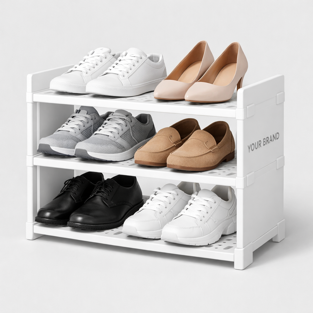 Stackable Modular Shoe Rack white label idea