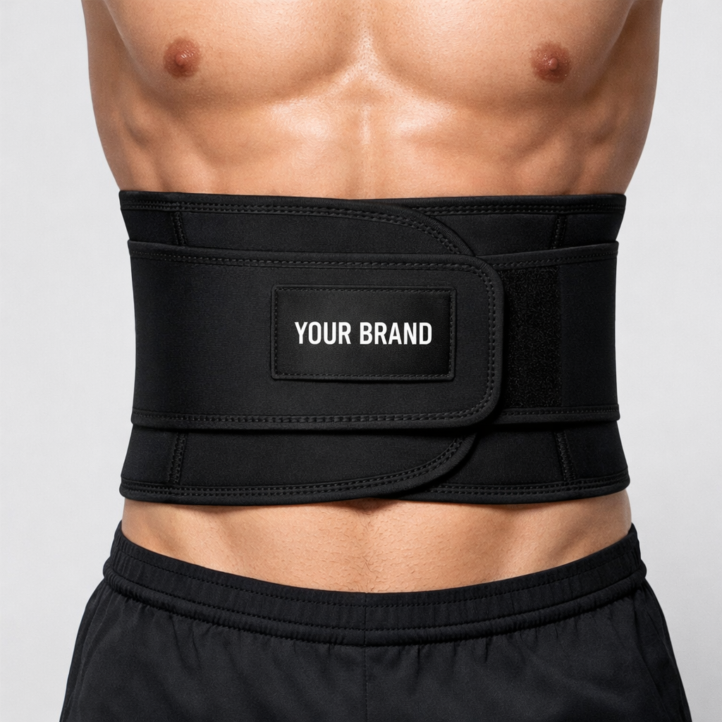 Multipurpose Exercise Waist Trimmer Belt white label idea