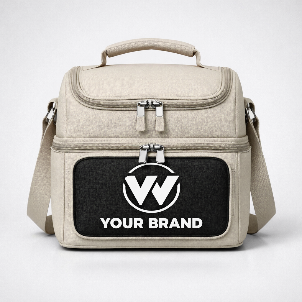 Dual-Compartment Insulated Lunch Bag white label idea