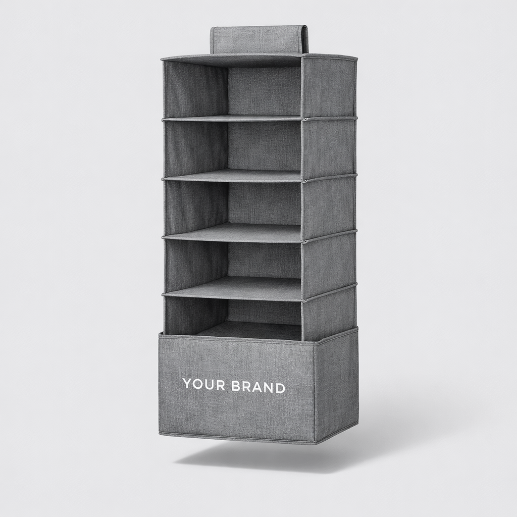 Fabric Wardrobe Hanging Organizer white label idea