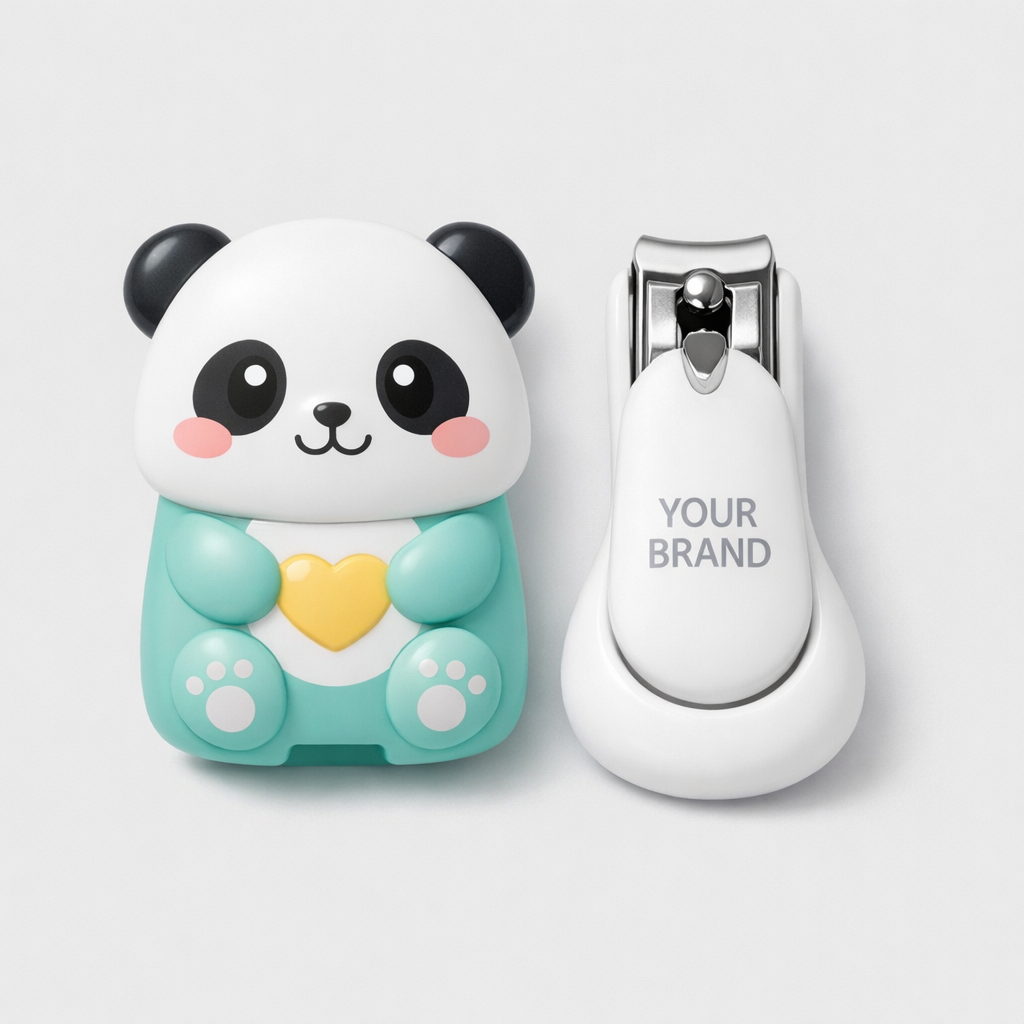 Cartoon Animal Baby Nail Clippers white label idea