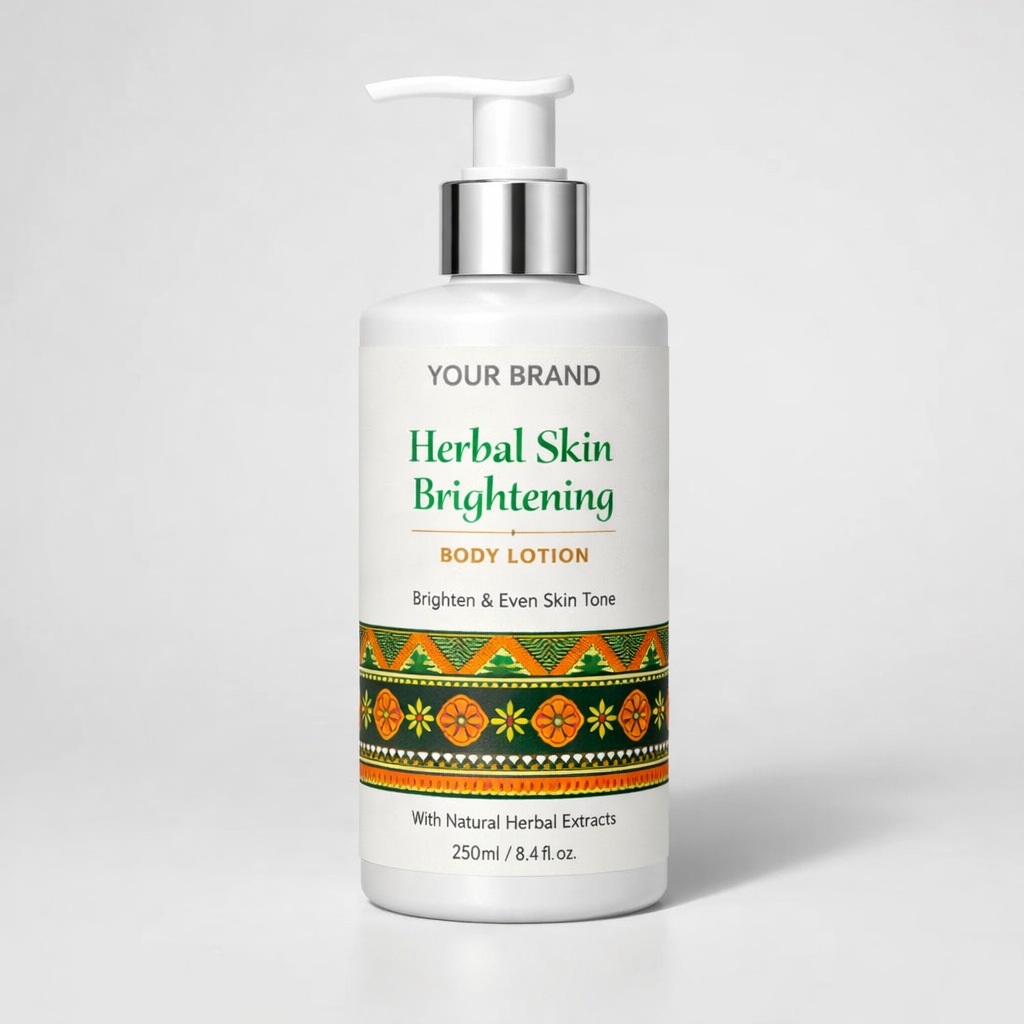 Herbal Skin Brightening Body Lotion white label idea