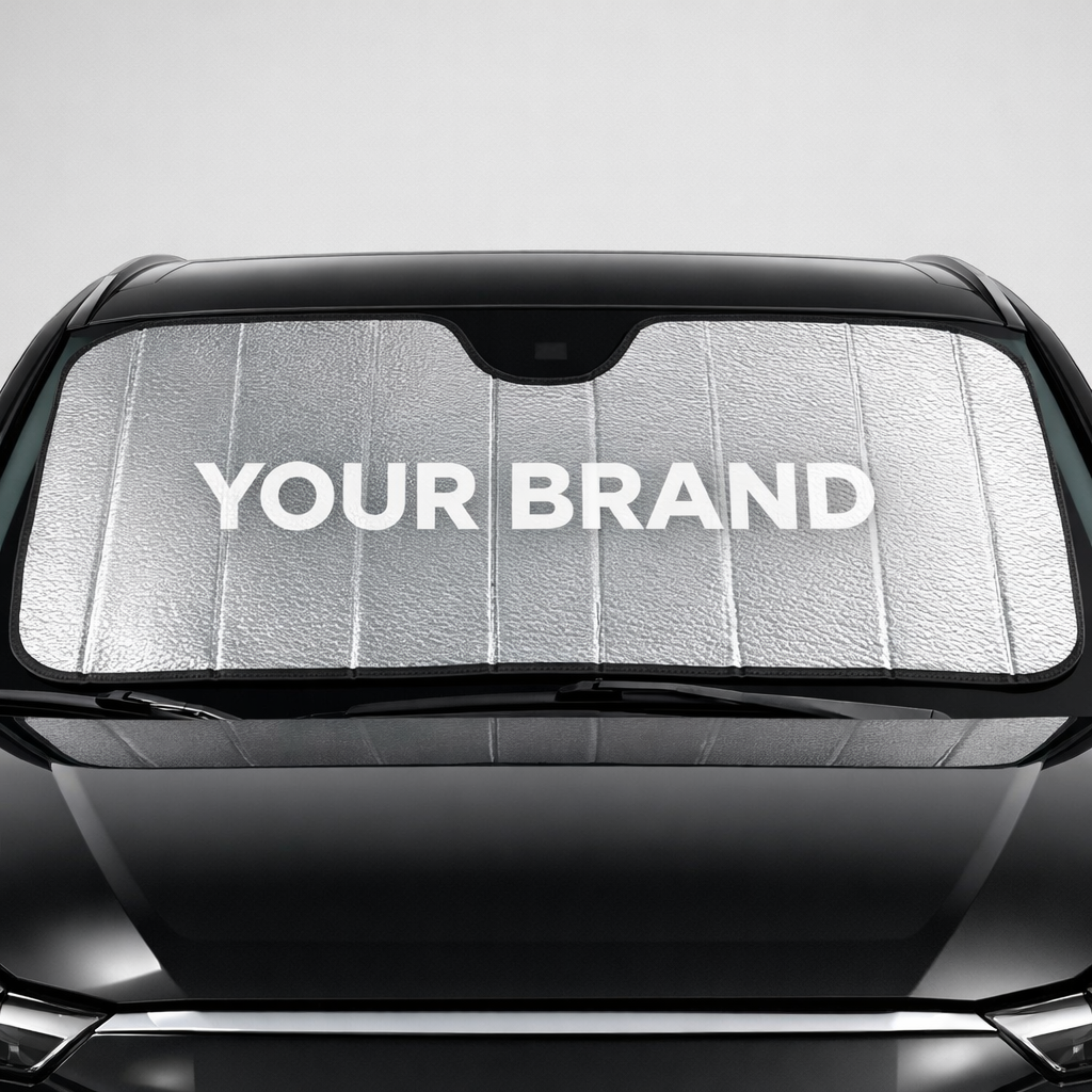 Car Windshield Sun Shade Foldable white label idea