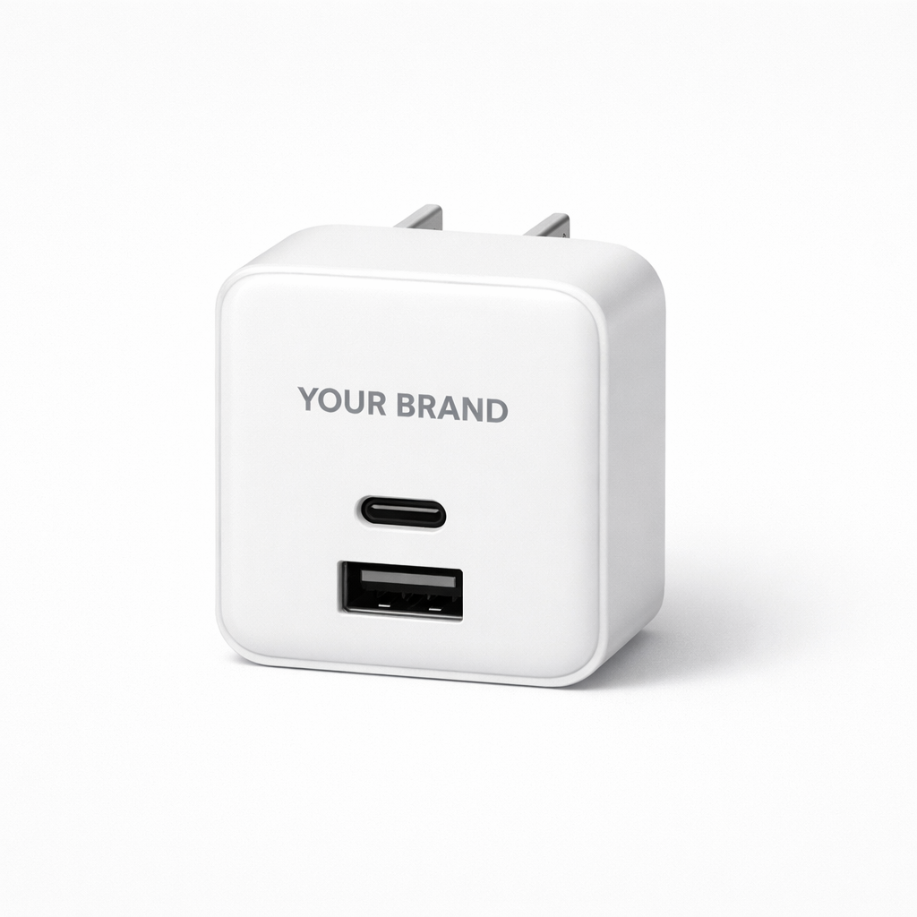 Dual-Port USB Wall Charger white label idea