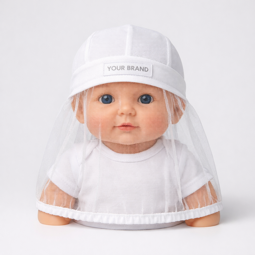Baby Mosquito Net Cap white label idea