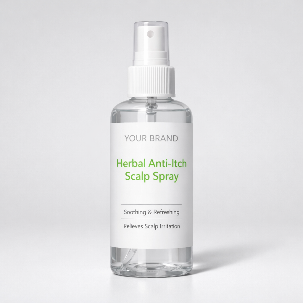 Herbal Anti-Itch Scalp Spray white label idea