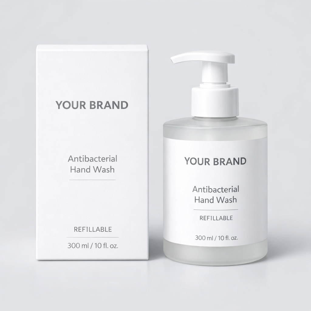 Refillable Antibacterial Hand Wash Dispenser white label idea
