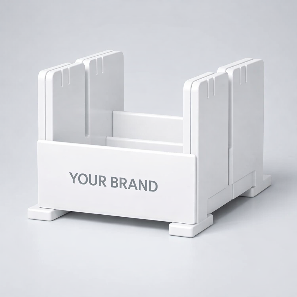 Stackable Plastic Book Organizer Stand white label idea