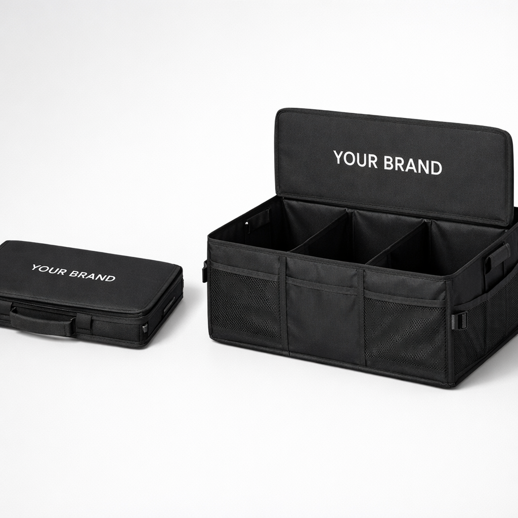 Foldable Car Boot Storage Box white label idea